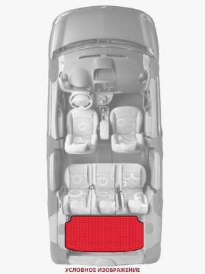 ЭВА коврики «Queen Lux» багажник для KIA Sportage (4G)
